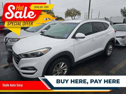 2016 Hyundai Tucson for sale at Styln Auto Corp in West Park FL