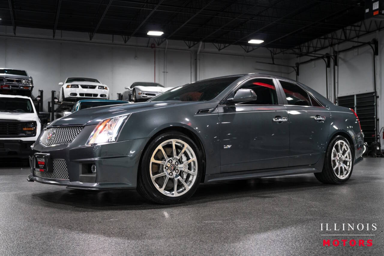 Thunder Gray ChromaFlair 2011 Cadillac CTS-V Base 4dr Sedan 1