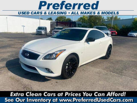 2015 Infiniti Q60 Coupe for sale at Preferred Used Cars & Leasing INC. in Fairfield OH