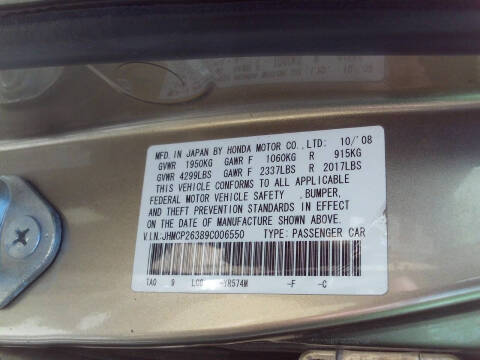 2009 Honda Accord LX