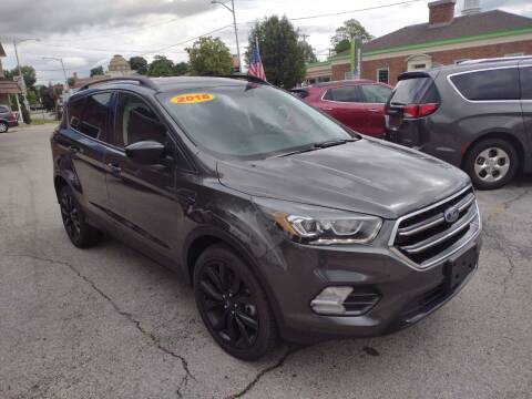 2018 Ford Escape for sale at BELLEFONTAINE MOTOR SALES in Bellefontaine OH