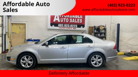 2012 Ford Fusion for sale at Affordable Auto Sales in Humphrey NE