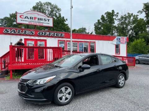 2018 Chevrolet Cruze for sale at CARFIRST ABERDEEN in Aberdeen MD