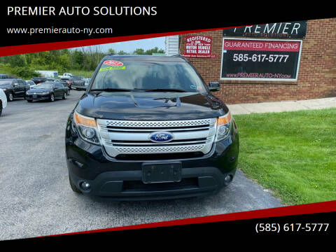 2013 Ford Explorer for sale at PREMIER AUTO SOLUTIONS in Spencerport NY