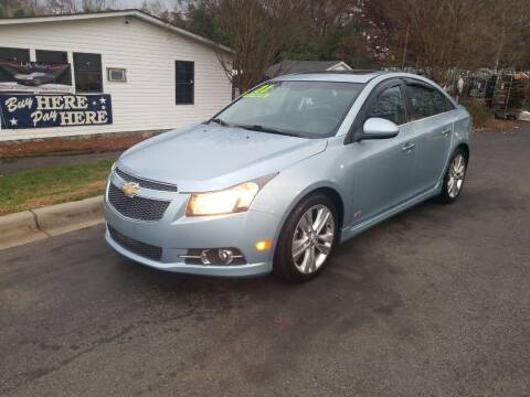 2011 Chevrolet Cruze for sale at TR MOTORS in Gastonia NC