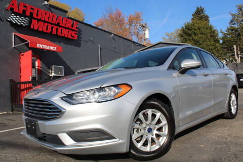 2017 Ford Fusion for sale at AFFORDABLE MOTORS INC in Winston Salem NC