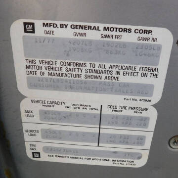 1978 Chevrolet Corvette