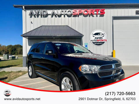 2013 Dodge Durango for sale at AVID AUTOSPORTS in Springfield IL