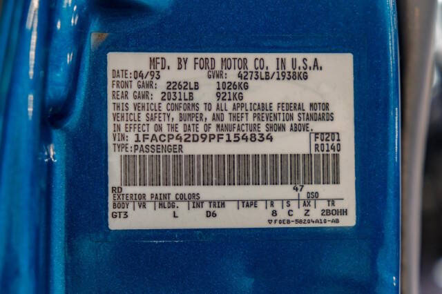 1993 Ford Mustang SVT Cobra