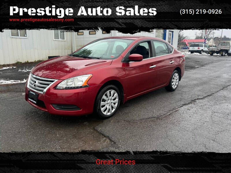 2015 Nissan Sentra for sale at Prestige Auto Sales in Yorkville NY