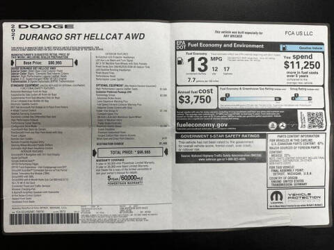 2021 Dodge Durango SRT Hellcat