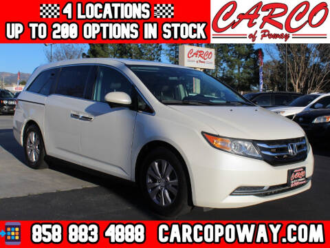 2016 Honda Odyssey for sale at CARCO SALES & FINANCE - CARCO OF POWAY in Poway CA