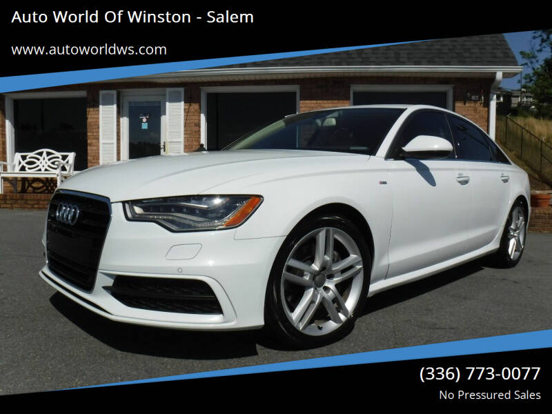 2015 Audi A6 for sale at Auto World Of Winston - Salem in Winston Salem NC