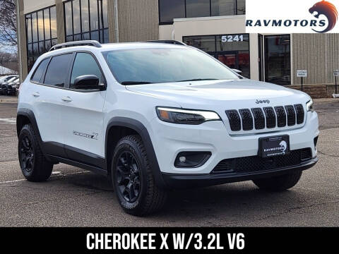 2022 Jeep Cherokee for sale at RAVMOTORS - CRYSTAL in Crystal MN