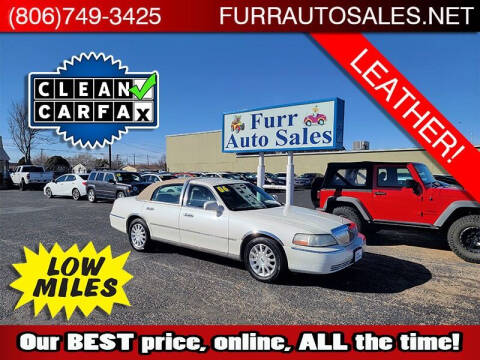 2006 Lincoln Town Car for sale at FURR AUTO SALES in Lubbock TX