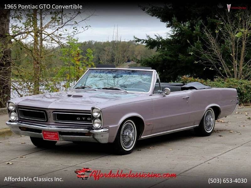 used 1965 pontiac gto for sale in portland or carsforsale com used 1965 pontiac gto for sale in