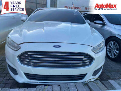 2014 Ford Fusion for sale at Auto Max in Hollywood FL