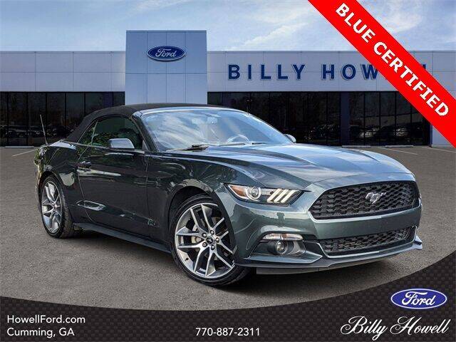 2016 Ford Mustang for sale at BILLY HOWELL FORD LINCOLN in Cumming GA