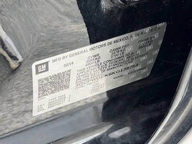 2019 Chevrolet Silverado 1500