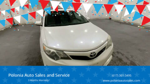 2014 Toyota Camry for sale at Polonia Auto Sales and Service in Boston MA