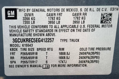 2014 Chevrolet Silverado 1500
