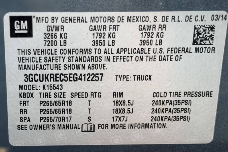 2014 Chevrolet Silverado 1500