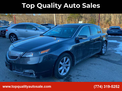 2014 Acura TL for sale at Top Quality Auto Sales in Westport MA