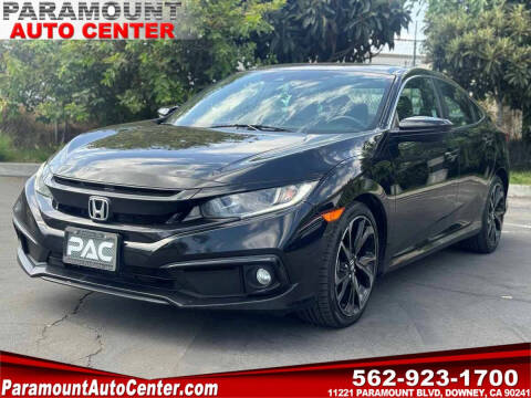 2021 Honda Civic for sale at PARAMOUNT AUTO CENTER in Downey CA