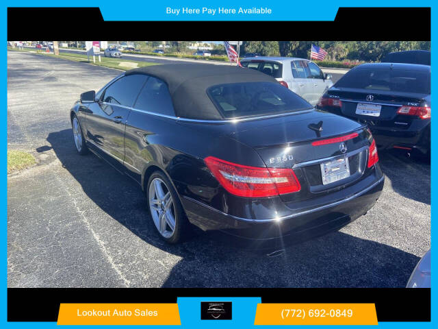 2013 Mercedes-Benz E-Class for sale at Lookout Auto Sales in Stuart, FL