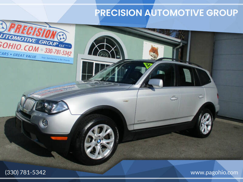 2009 BMW X3 for sale at Precision Automotive Group in Youngstown OH