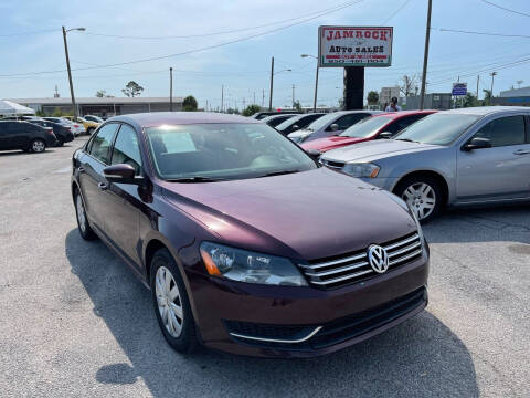 2013 Volkswagen Passat for sale at Jamrock Auto Sales of Panama City in Panama City FL