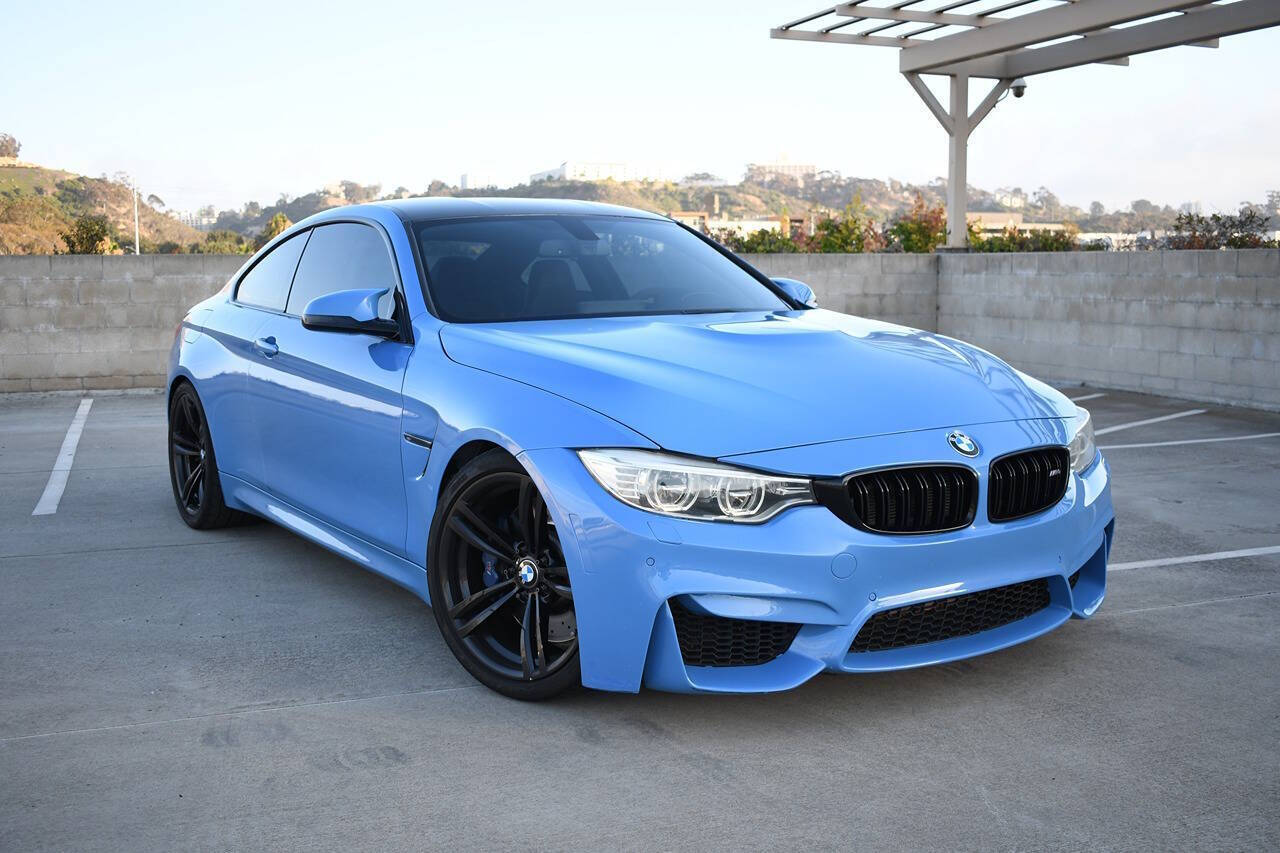 Yas Marina Blue Metallic 2016 BMW M4 Coupe Rear-Wheel Drive 7-Speed Automatic