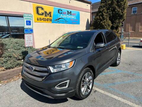 2015 Ford Edge for sale at Car Mart Auto Center II, LLC in Allentown PA