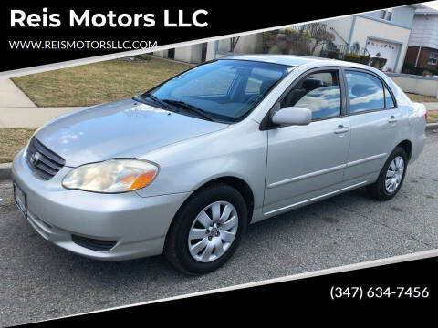 2003 Toyota Corolla for sale at Reis Motors LLC in Lawrence NY