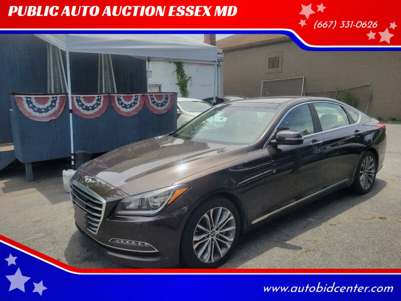 2017 Genesis G80 3.8