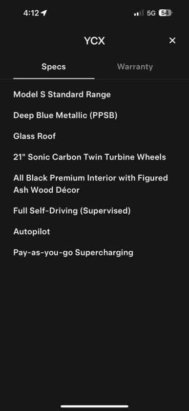2019 Tesla Model S Standard Range