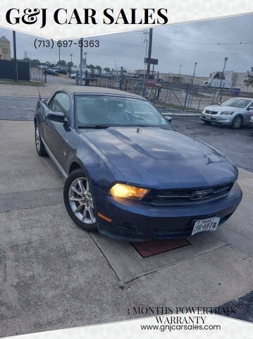 2011 Ford Mustang for sale at G&J Car Sales in Houston TX