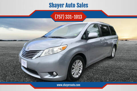 2012 Toyota Sienna for sale at Shayer Auto Sales in Cape Charles VA