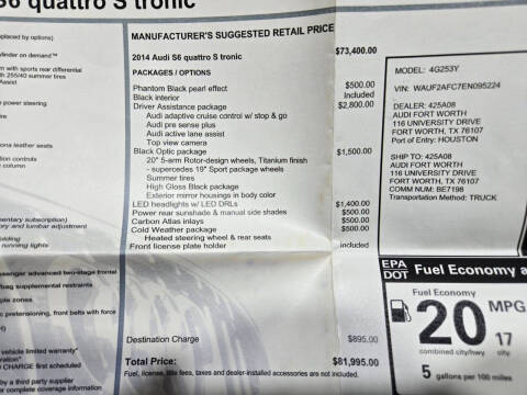 2014 Audi S6 4.0T quattro
