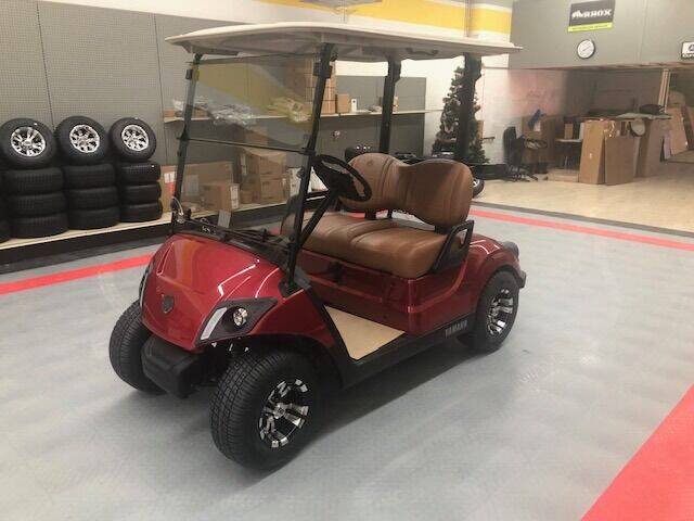 2018 Yamaha QuieTech Gas Golf Jasper Red for sale at Curry's Body Shop in Osborne KS