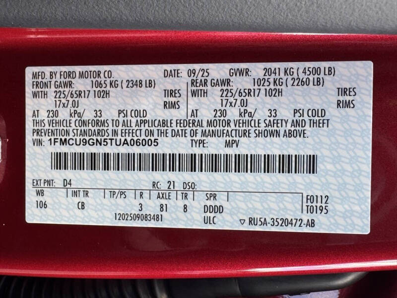 2026 Ford Escape Active