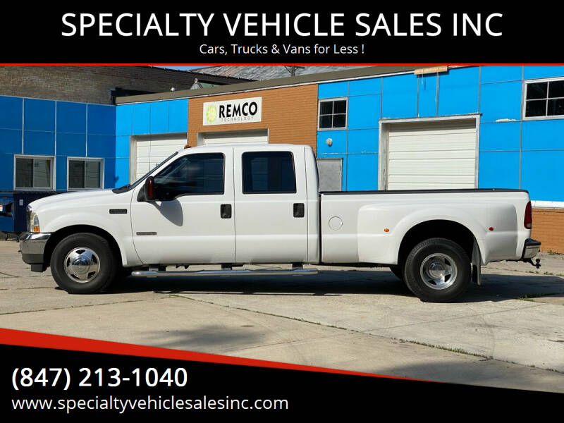 2003 Ford F-350 Super Duty for sale at SPECIALTY VEHICLE SALES INC in Skokie IL