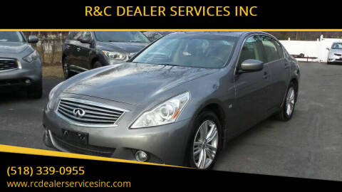 2015 Infiniti Q40 for sale at R&C DEALER SERVICES INC in Cohoes NY