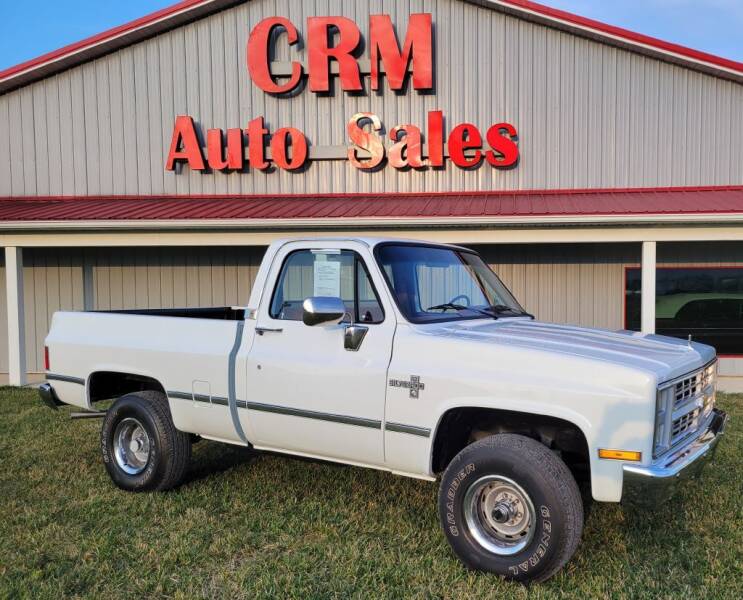 1987 Chevrolet R/V 10 Series for sale at Custom Rods and Muscle in Celina OH