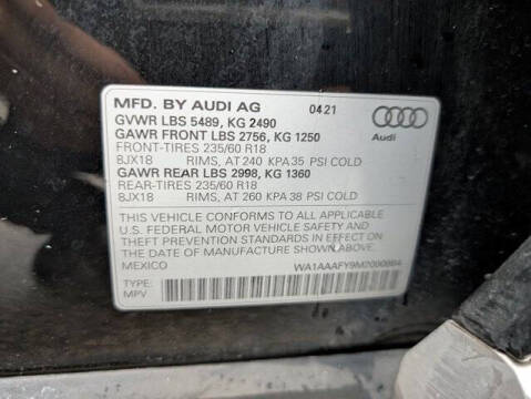 2021 Audi Q5 quattro Premium 45 TFSI