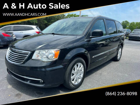 2016 Chrysler Town and Country for sale at A & H Auto Sales in Greenville SC