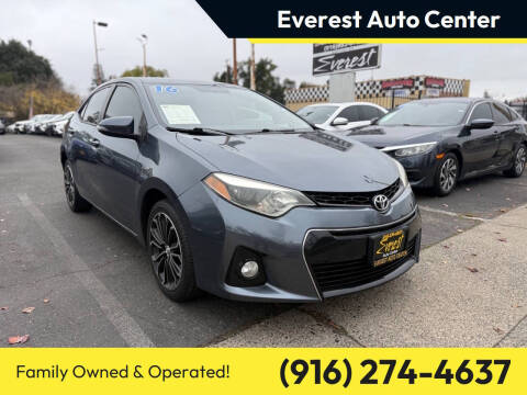 2016 Toyota Corolla S Plus