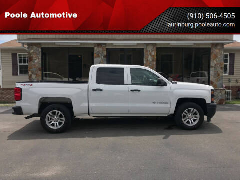 2014 Chevrolet Silverado 1500 for sale at Poole Automotive in Laurinburg NC