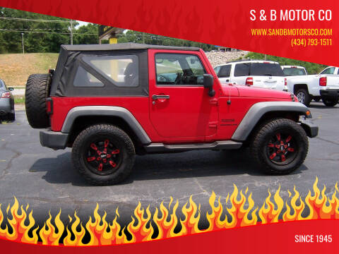 2014 Jeep Wrangler for sale at S & B MOTOR CO in Danville VA