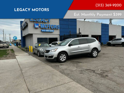 2014 Chevrolet Traverse for sale at Legacy Motors in Detroit MI